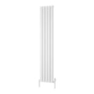 Reina Piatto Single 1800mm x 370mm 2863BTU White Vertical Designer Radiator