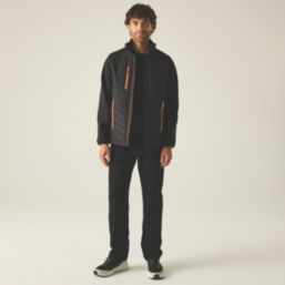 Regatta   Jacket Black / Orange Pop X Large 48" Chest