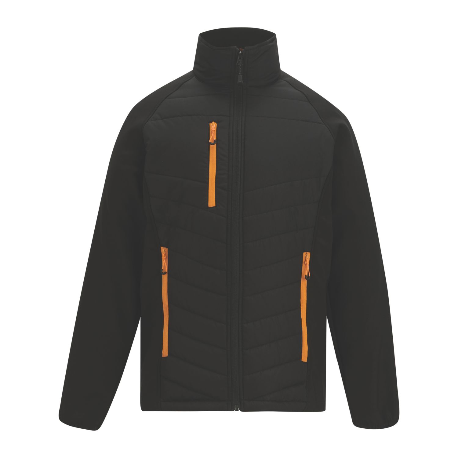 Regatta Jacket Black / Orange Pop X Large 48" Chest (325EG)