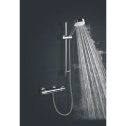 Mira Atom EV Rear-Fed Exposed Chrome Thermostatic Mixer Shower