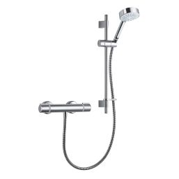 Mira Atom EV Rear-Fed Exposed Chrome Thermostatic Mixer Shower