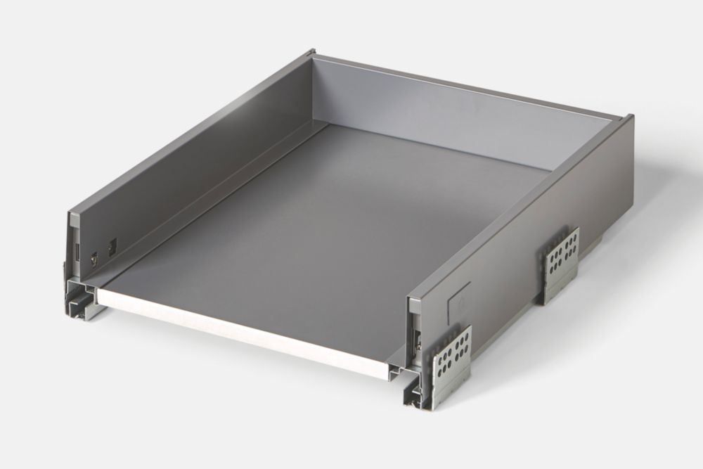 Soto Standard Drawer Box Matt Grey 400mm - Screwfix