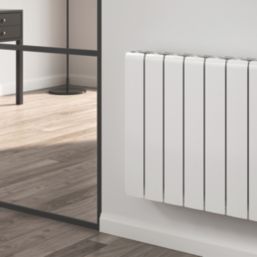 Reina Aron 1500W Electric Ceramic Core Electric WiFi Radiator 570mm x 540mm White 5118BTU