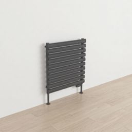 Reina Nevah 590mm x 600mm 1652BTU Anthracite Horizontal Designer
