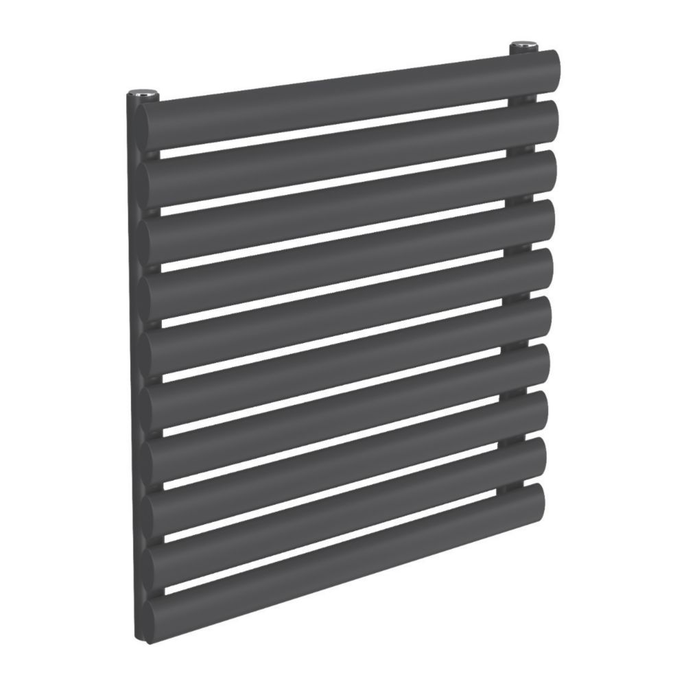 Reina Nevah 590mm x 600mm 1652BTU Anthracite Horizontal Designer