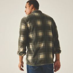 Regatta Frankie  Shacket Smokey Olive/Dark Khaki Check Large 41-42" Chest