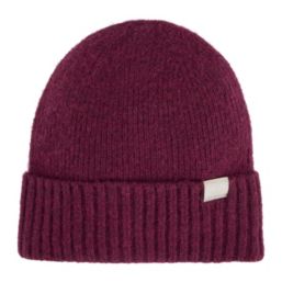 Regatta Ribbed Basic Beanie Hat Dark Pimento - ZI6