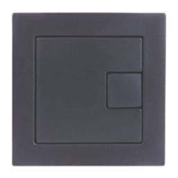 Square Dual-Flush Flushing Button Black