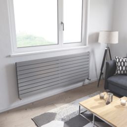Ximax Oceanus 670mm x 1800mm 6502BTU Silver Horizontal Designer Radiator