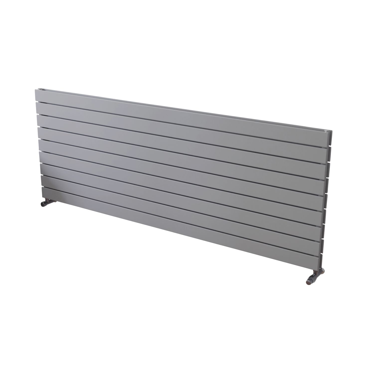 Ximax Oceanus 670mm x 1800mm 6502BTU Silver Horizontal Designer Radiator (325TR)