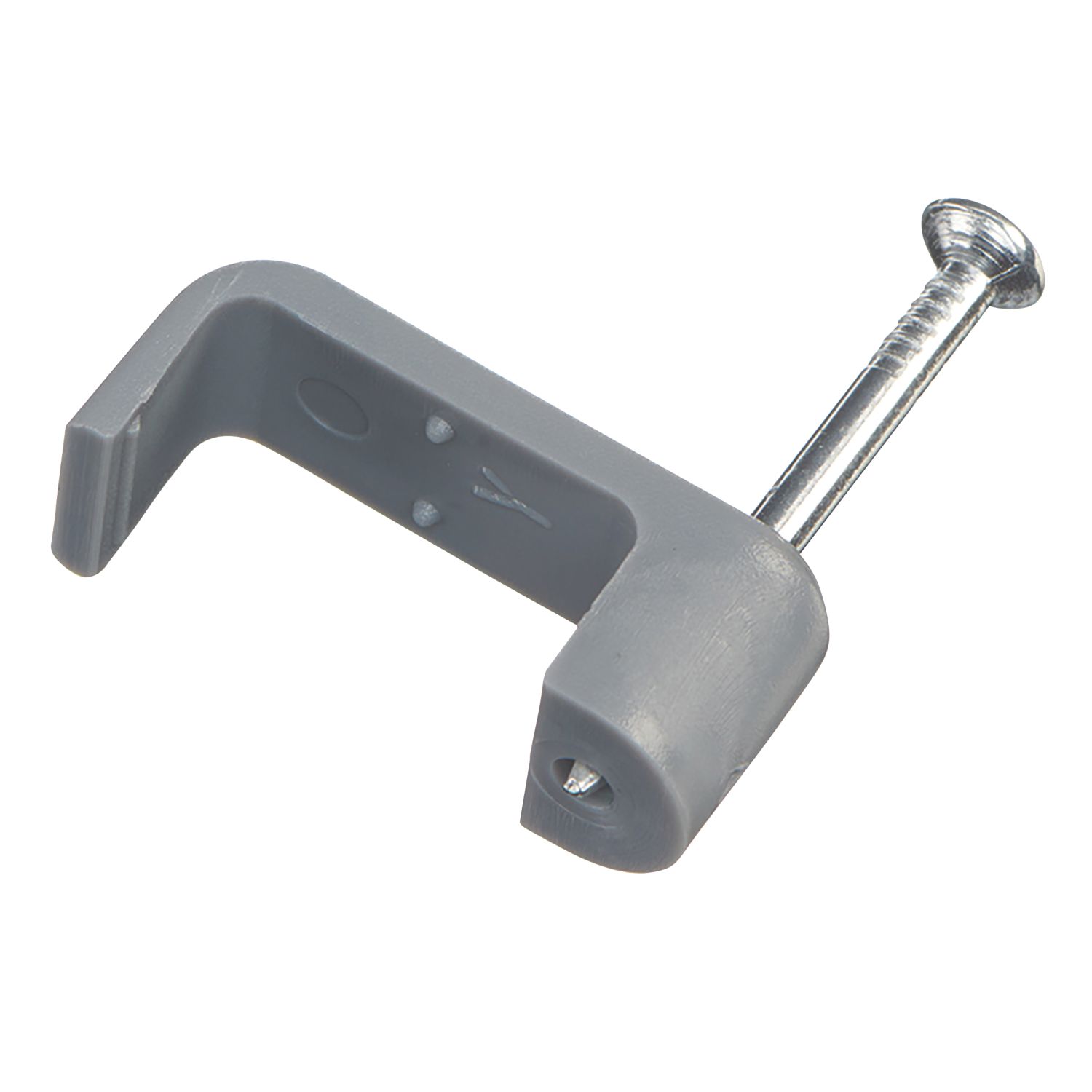 Vimark Grey Flat Single Twin & Earth Cable Clips 10mm 100 Pack (325VT)