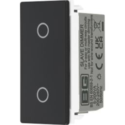 British General  2-Way LED Modular Dimmer Switch Black
