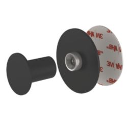 Swirl Caldew Bathroom Hook Black