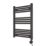 Azur 750mm x 500mm 1024BTU Black Flat Electric Towel Radiator