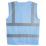 Pro RTX High Visibilty  Waistcoat Sky Blue 3X Large 56" Chest