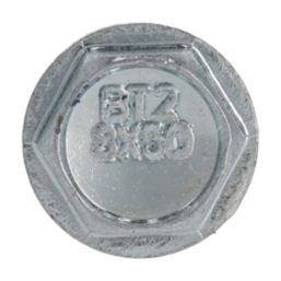 DEWALT Blue-Tip Fire Rated Flange Self Tapping Screw Bolts 8mm x 50mm 50 Pack