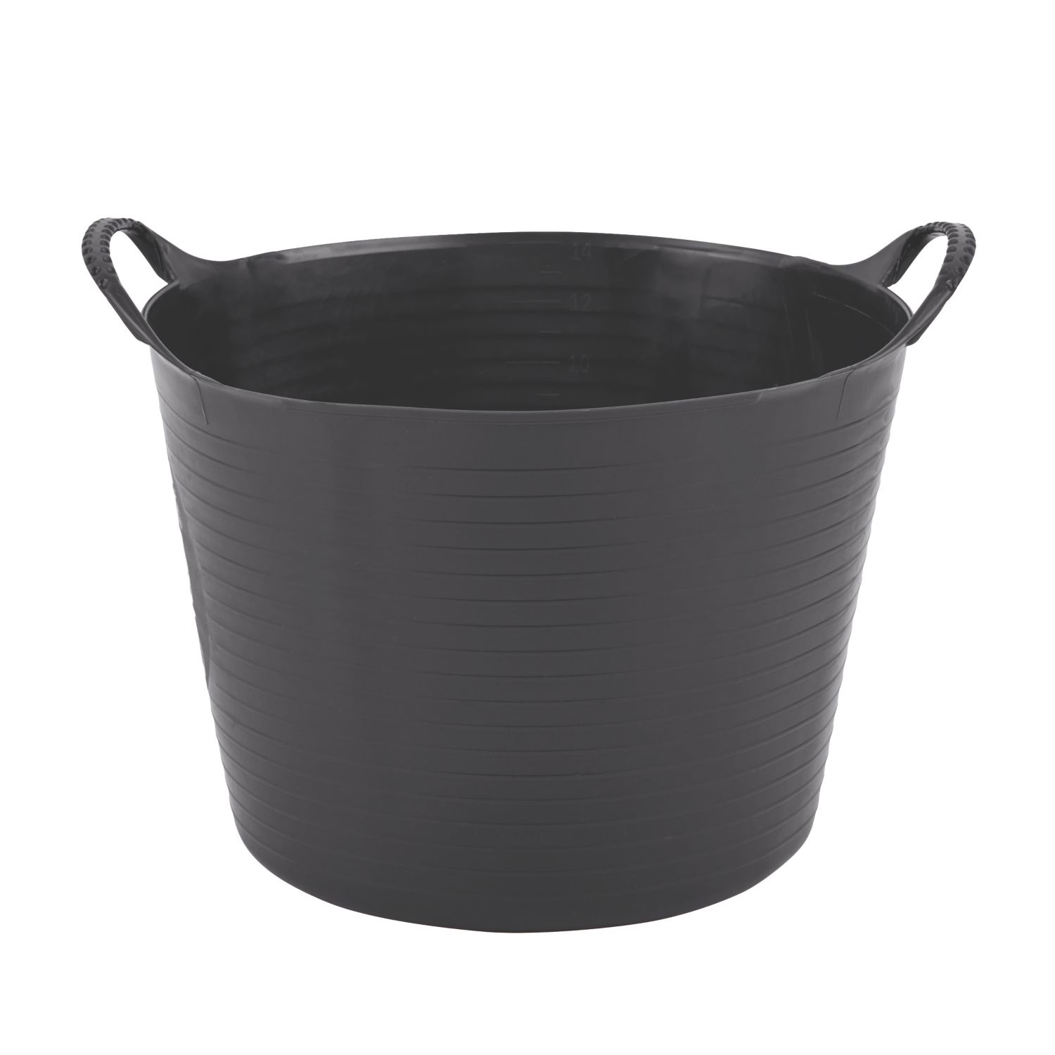 Red Gorilla Polyethylene Tub Black 14Ltr (326CR)
