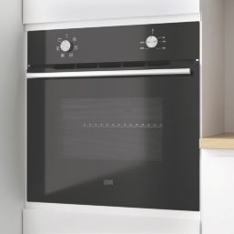 Cooke & Lewis  Built-in Multi-Function Oven & Ceramic Hob Black