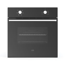 Cooke & Lewis  Built-in Multi-Function Oven & Ceramic Hob Black