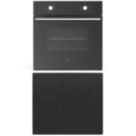 Cooke & Lewis  Built-in Multi-Function Oven & Ceramic Hob Black