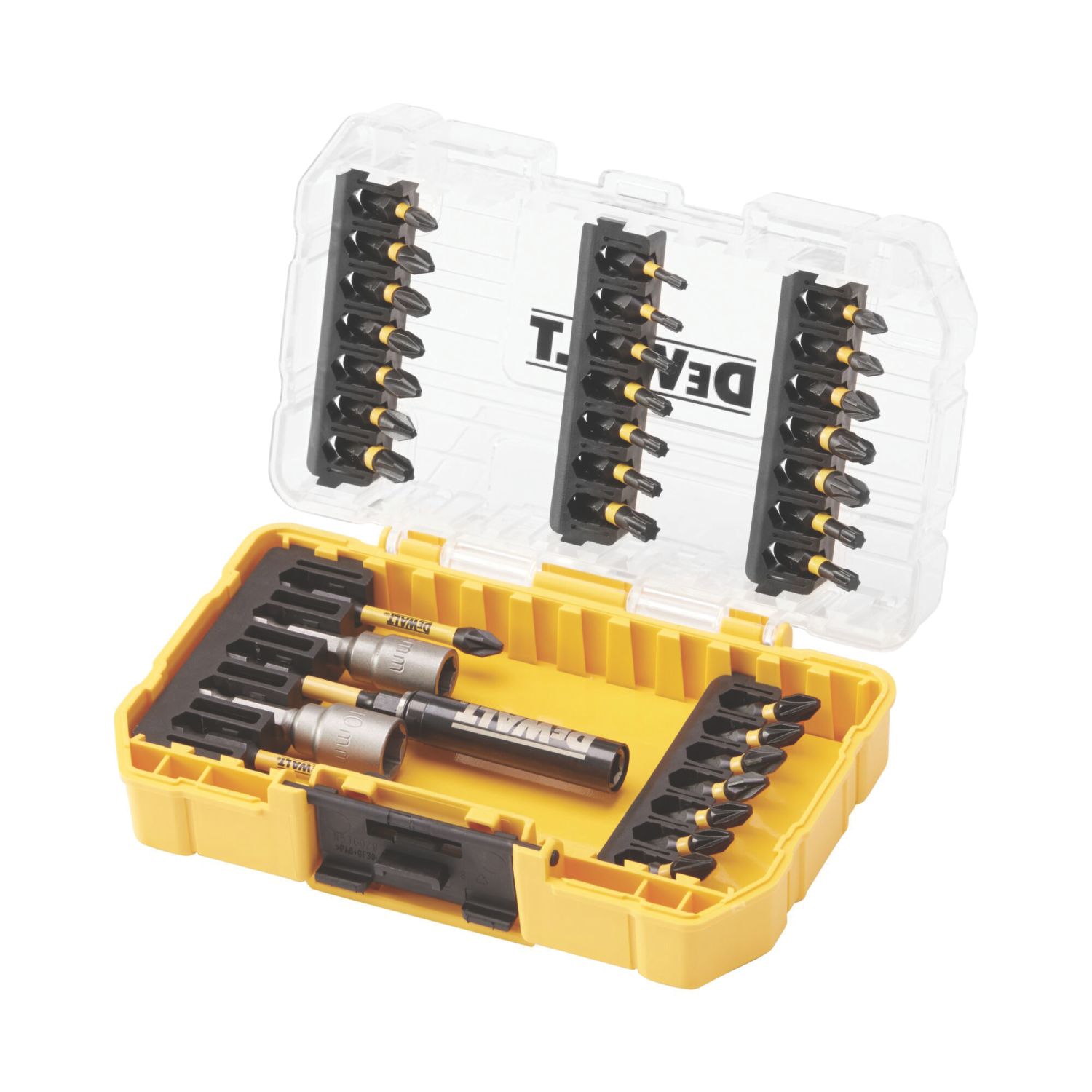 DeWalt Flextorq 6.35mm Hex Shank Mixed Screwdriver Bit Set 33 Pieces (326HA)