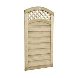 Forest Europa Prague Garden Gate 900mm x 1800mm Natural Timber