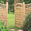 Forest Europa Prague Garden Gate 900mm x 1800mm Natural Timber