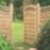 Forest Europa Prague Garden Gate 900mm x 1800mm Natural Timber