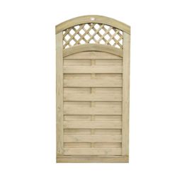 Forest Europa Prague Garden Gate 900mm x 1800mm Natural Timber