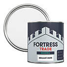 Fortress Trade  Eggshell Brilliant White Trim Paint 1Ltr