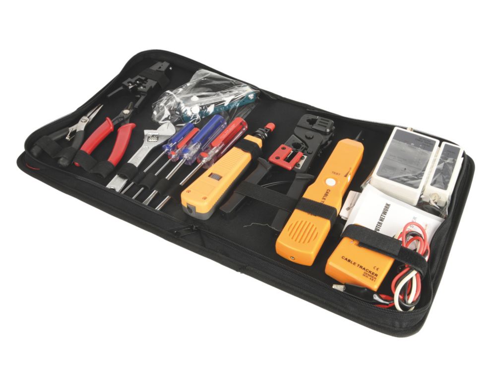 Labgear Data Comms Toolkit 21 Piece Set - Screwfix