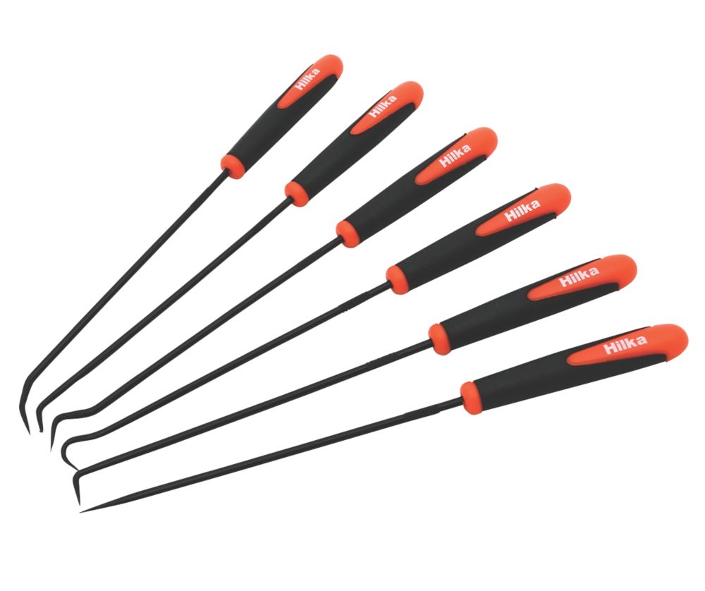 thumbnail image 2 of Pittsburgh 4-Piece Mini Pick & Hook Set - Straight, 90°, 120°, & Round Hooks 2 of 6