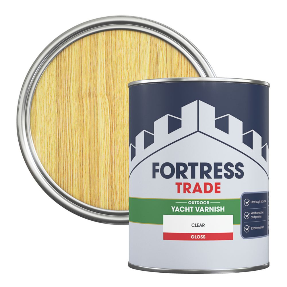 Fortress Trade 750ml Clear Gloss Solvent-Based Exterior Yacht