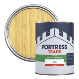 Fortress Trade 750ml Clear Gloss Solvent-Based Wood Varnish