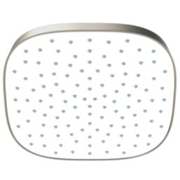 Mira Crisp Tilt Overhead Shower Head Brushed Nickel 250mm
