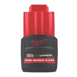 Milwaukee M12HB2.5 12V 2.5Ah Li-Ion RedLithium High Output Battery