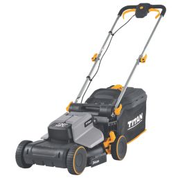 Titan TTI836LWM 18V 1 x 5.0Ah Li Ion TXP Brushless Cordless 34cm Lawnmower