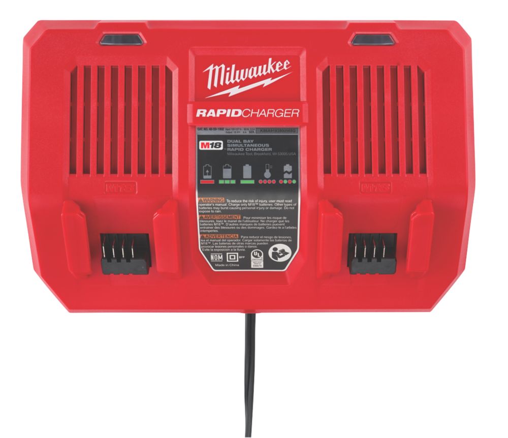 Milwaukee m18 store dual battery charger