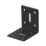 Magnodur Angle Brackets Black 50mm x 50mm x 40mm 10 Pack