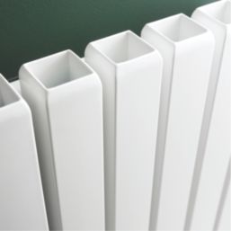 Ximax Erupto Square 1800mm x 585mm 6198BTU White Vertical Designer Radiator