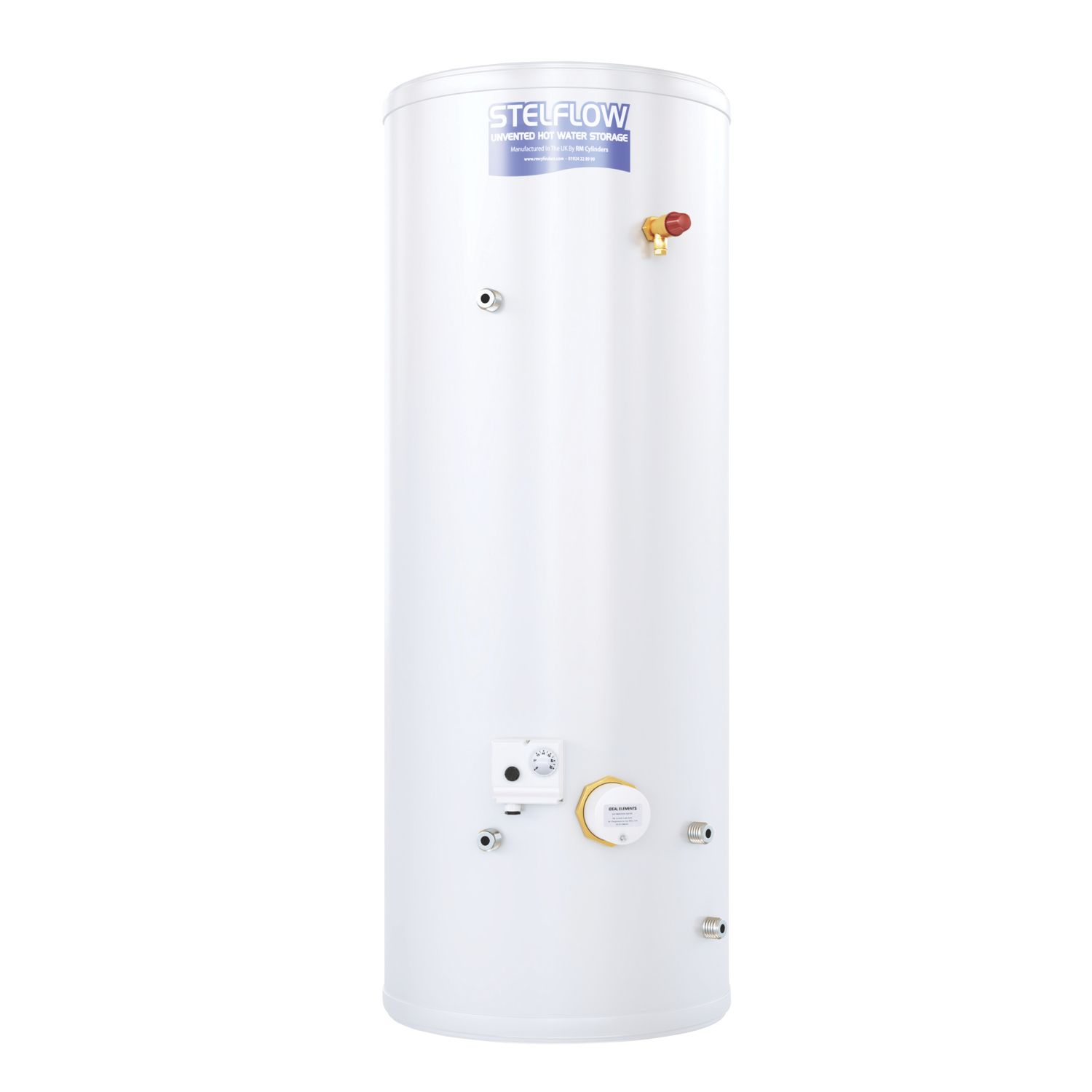 RM Cylinders Stelflow Indirect Unvented Cylinder 250Ltr (32745)