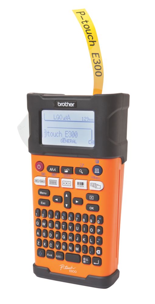 Brother PTE300VP HandHeld Label Printer Screwfix