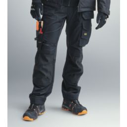 Snickers 6251 Work Trousers Black 44" W 30" L