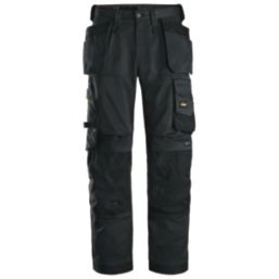 Snickers 6251 Work Trousers Black 44" W 30" L