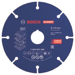 Bosch Expert Multi-Material Carbide Cutting Disc 115mm (4 1/2") x 22.23mm