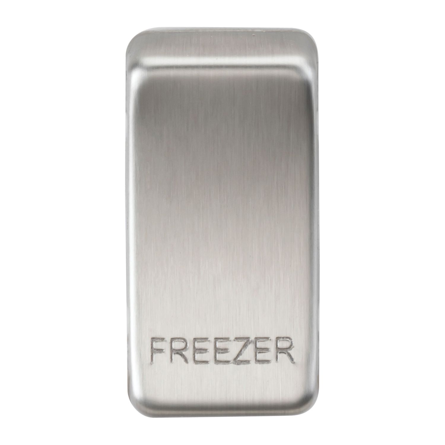 Knightsbridge 'FREEZER' Switch Cover Brushed Chrome (327CR)