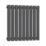 Reina Elips Single 600mm x 540mm 1415BTU Anthracite Vertical Designer Radiator