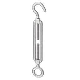 Essentials Steel Hook & Eye Turnbuckle 8mm 2 Pack