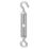 Essentials Steel Hook & Eye Turnbuckles 8mm 2 Pack