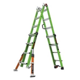 Little Giant Conquest GRP All-Terrain Fibreglass 4.55m Combination Ladder
